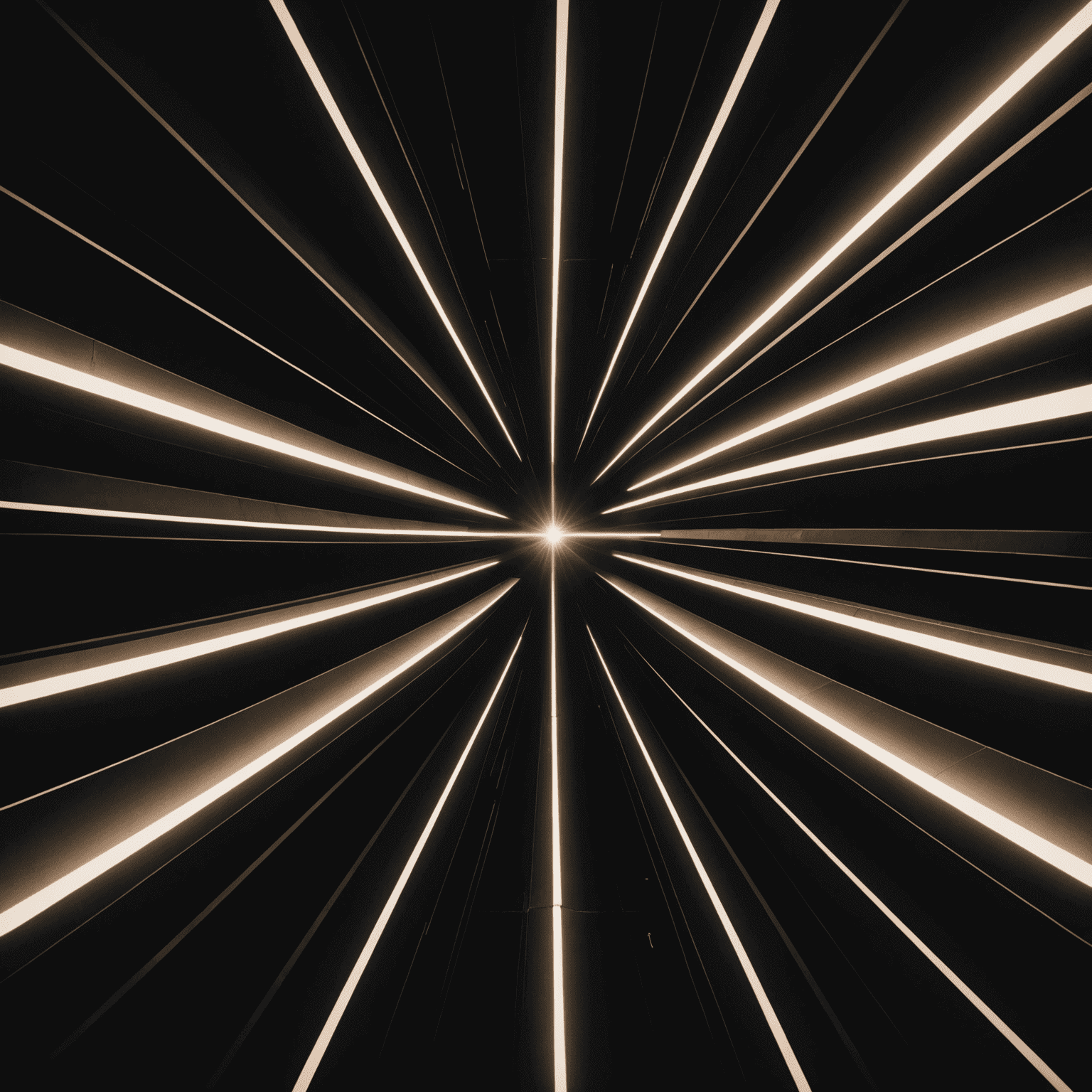 A symbolic image representing the present moment as a point of light within a vast, dark space. Radiating lines suggest the expansion of awareness from this central point of now.